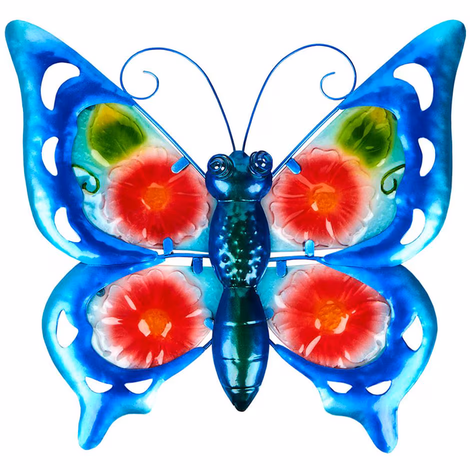Vibrant Butterfly Or Dragonfly Garden Wall Hanging - Image 2